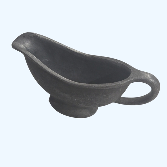 Vintage Pewter Sauce / Gravy Boat Server - Picture 8 of 8